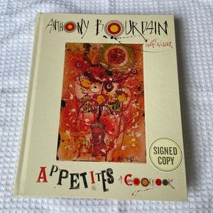 Anthony Bourdain signed book